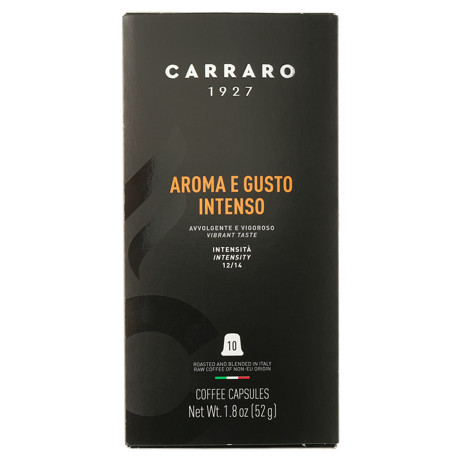 Кофе в капсулах Carraro Nespresso Gusto Intenso, 10 капсул - фото 1