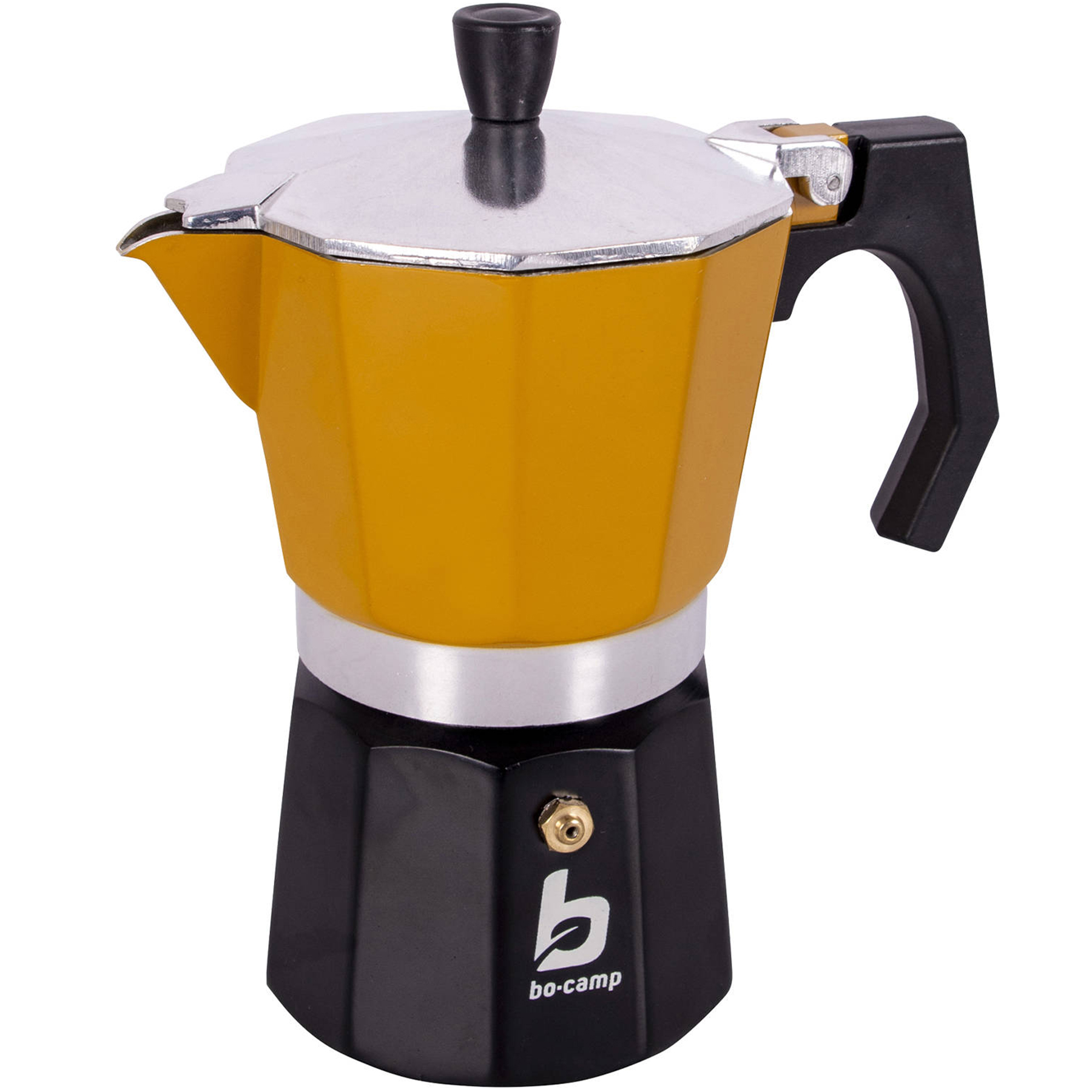 Кофеварка гейзерная Bo-Camp Hudson 3-cups Yellow/Black желтая (2200518) - фото 1