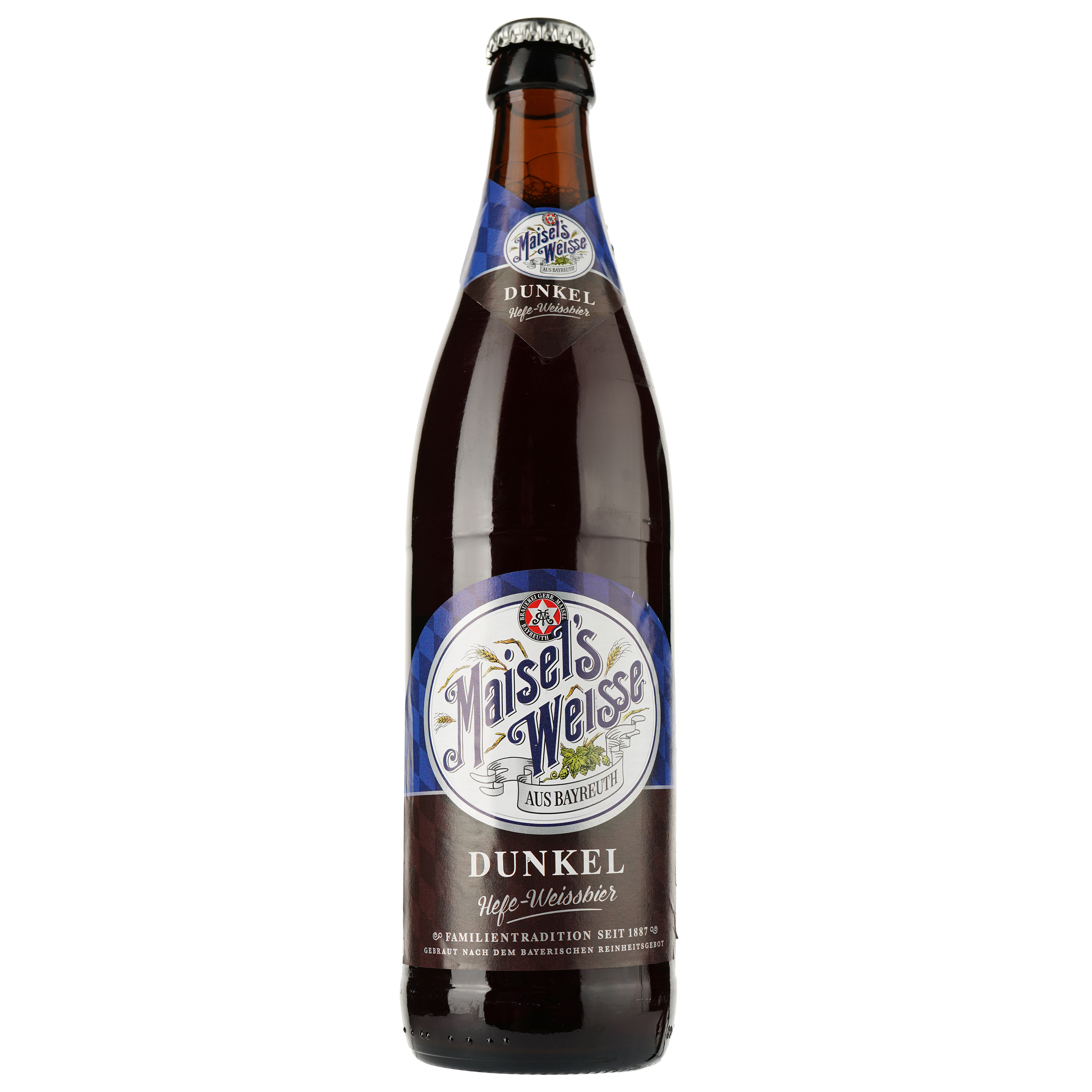 Пиво Maisels Weisse Dunkel черное 5.2% 0.5 л - фото 1