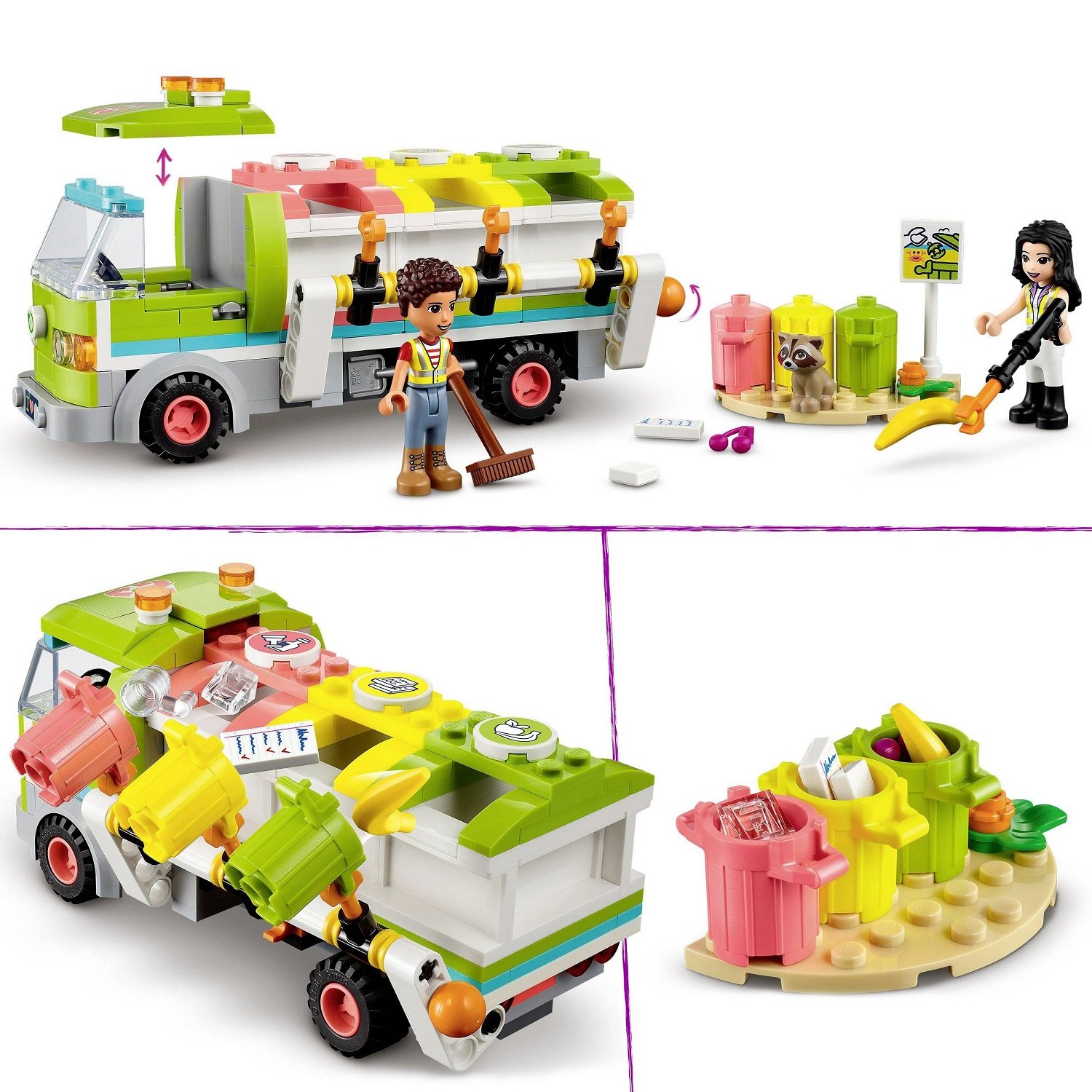 Конструктор LEGO Friends Сміттєпереробна вантажівка, 259 деталей (41712) - фото 6