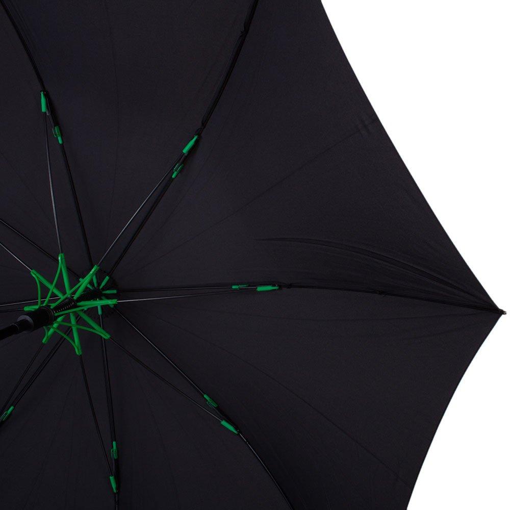 Чоловіча парасолька-палиця напівавтомат Fulton 116 см чорна - фото 3