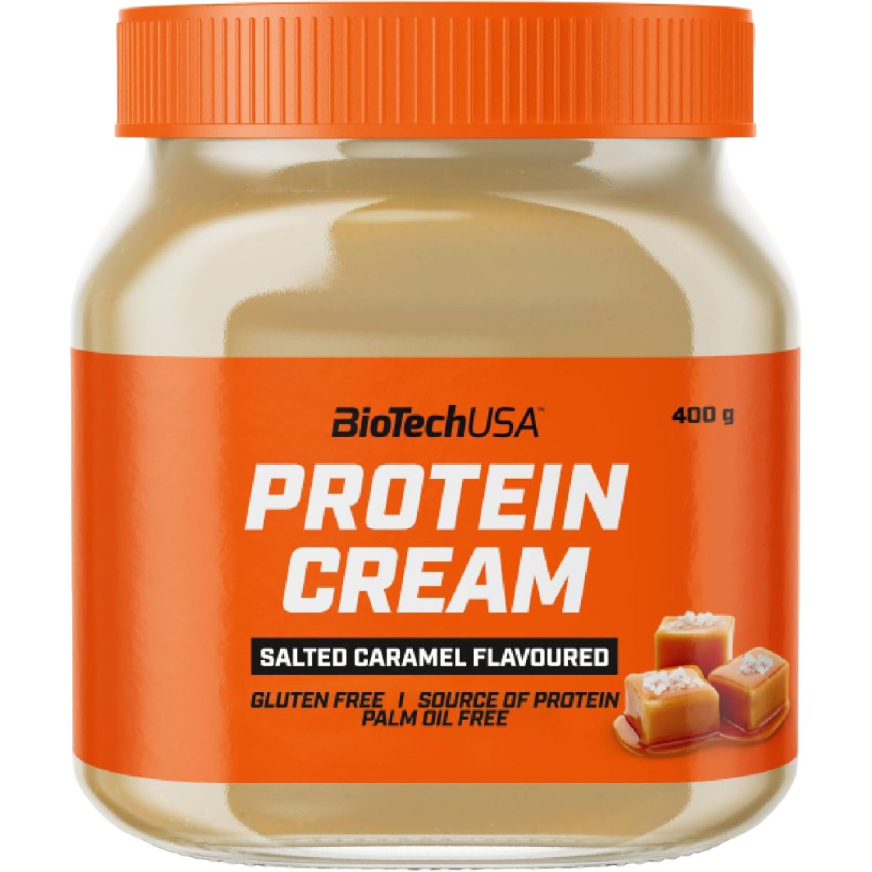 Протеїнове масло BioTech USA Protein Cream Salted Caramel 400 г - фото 1