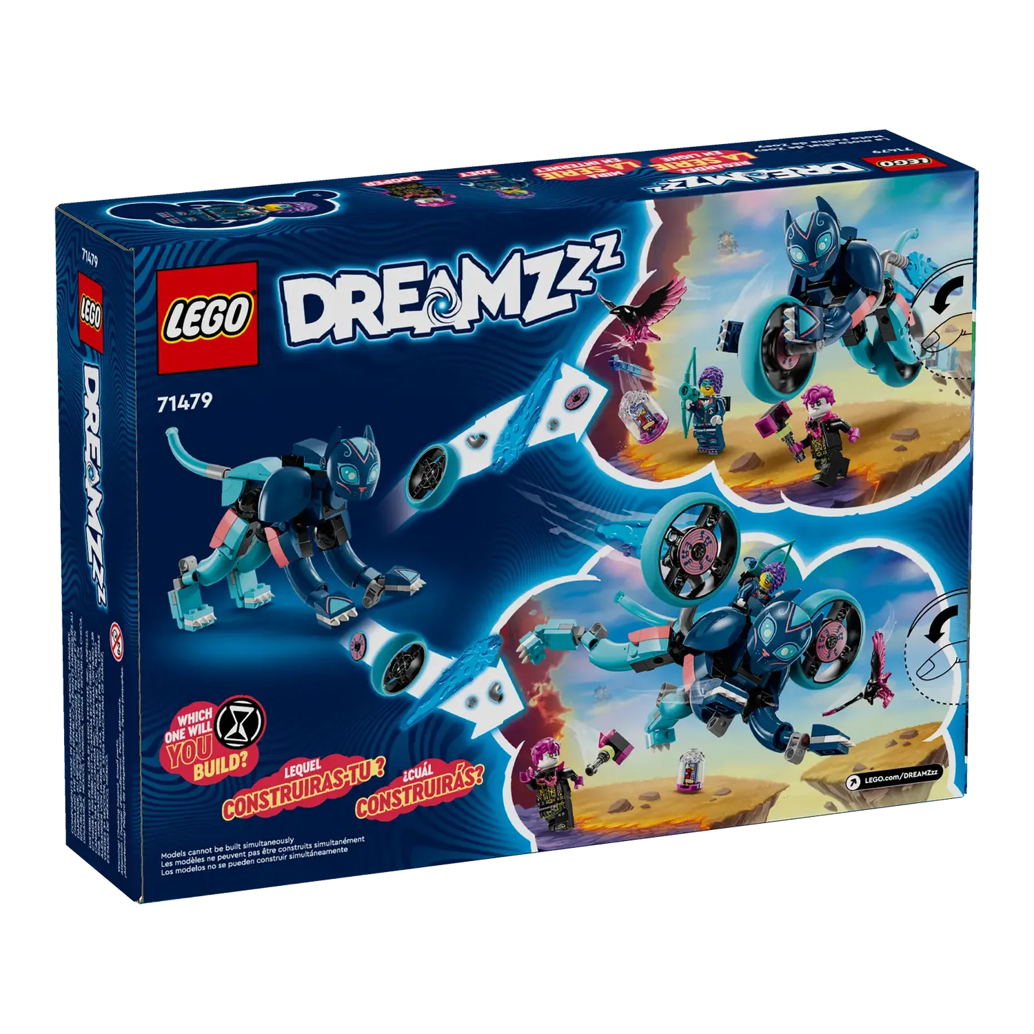 Конструктор LEGO DREAMZzz Котячий мотоцикл Зоуі 226 деталей (71479) - фото 7