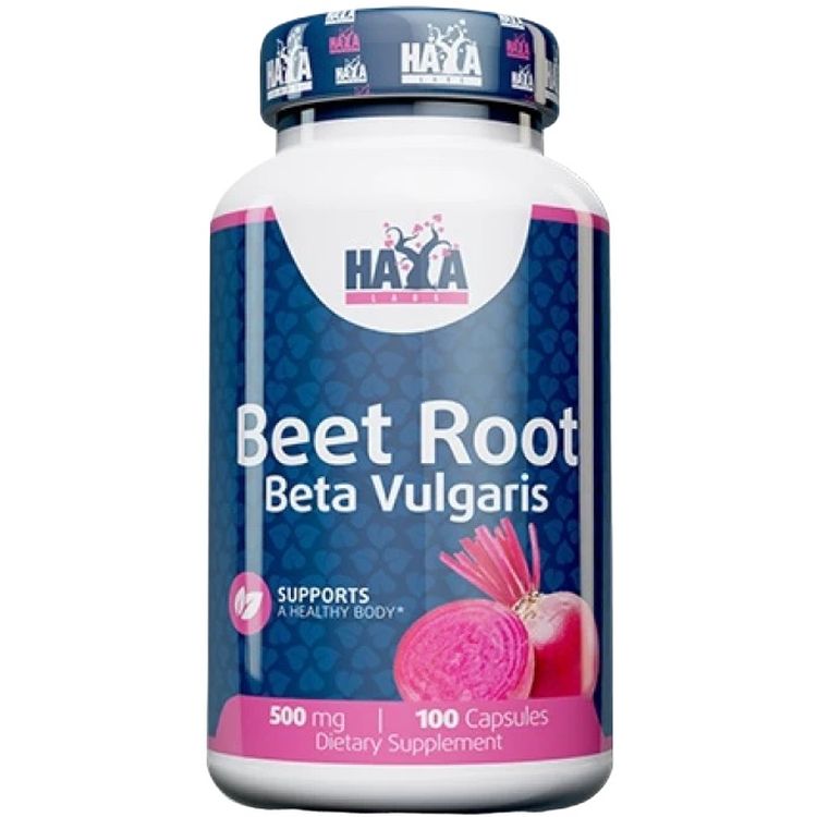 Корень свеклы Haya Labs Beet Root 500 мг 100 капсул - фото 1