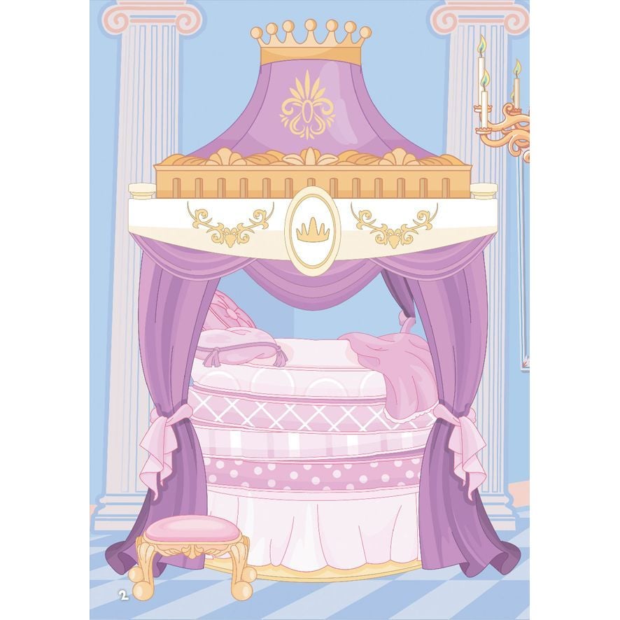 Набор наклеек Кристал Бук Первые развивающие наклейки Сказочные принцессы, 57 шт. - фото 3