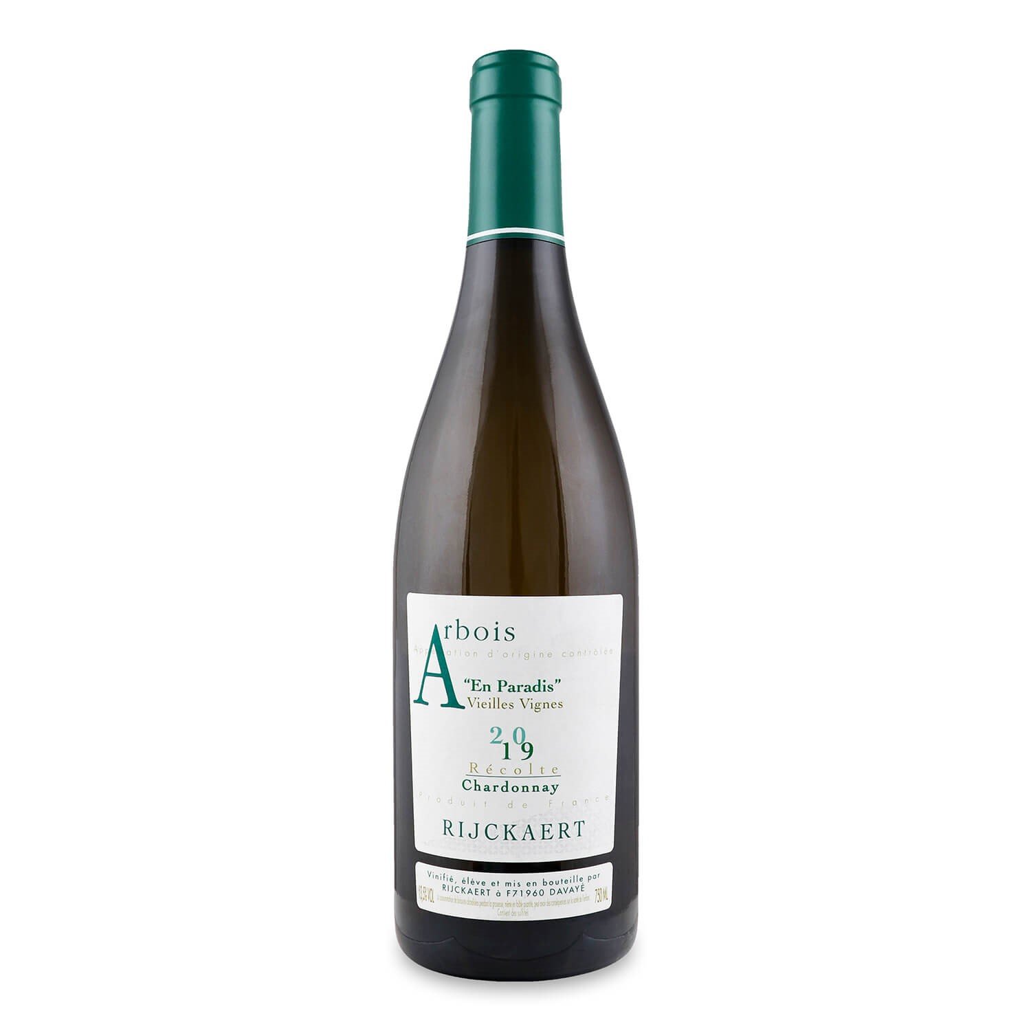 Вино Domaine Rijckaert F. Rouve Arbois Chard En Paradis, 13%, 0,75 л (688988) - фото 1
