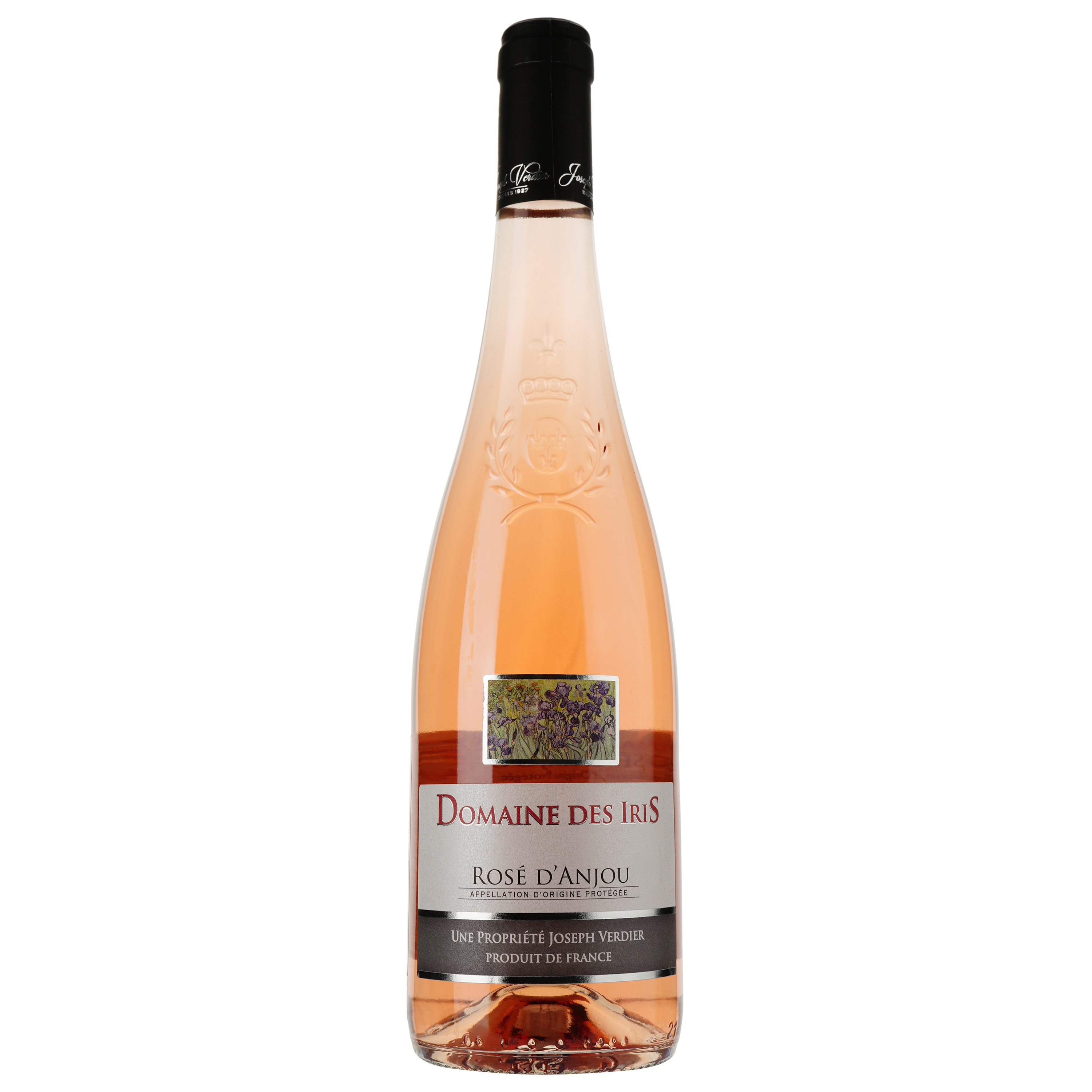 Вино Domaine des Iris Rose D'Anjou AOP, розовое, полусухое, 0,75 л - фото 1