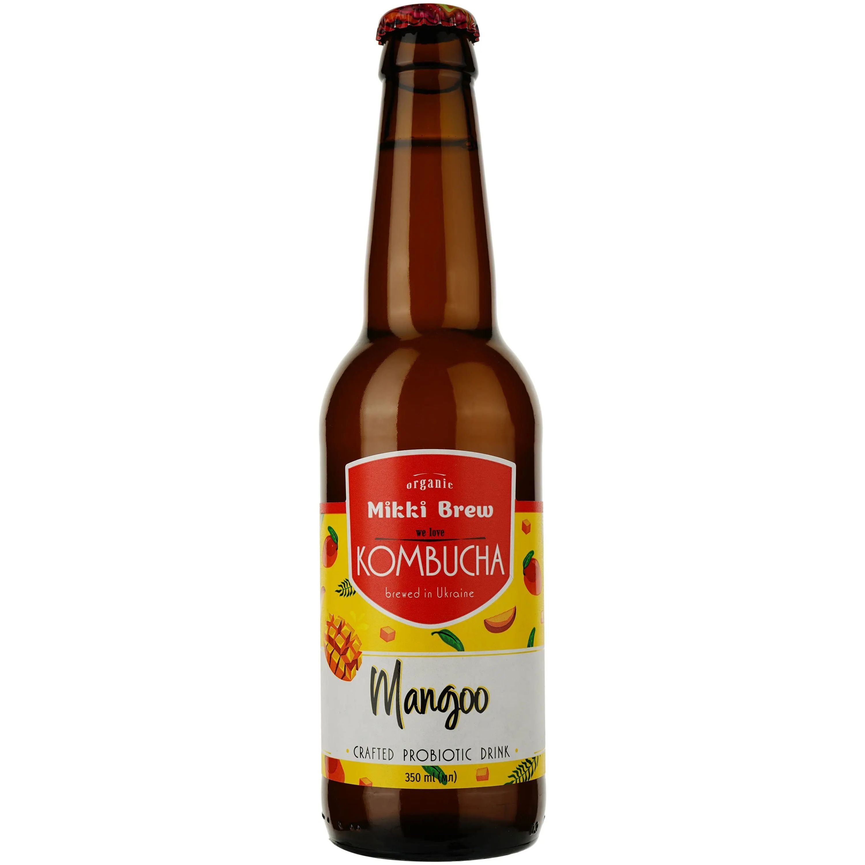 Напиток Mikki Brew Kombucha Mangoo 0.35 л - фото 1