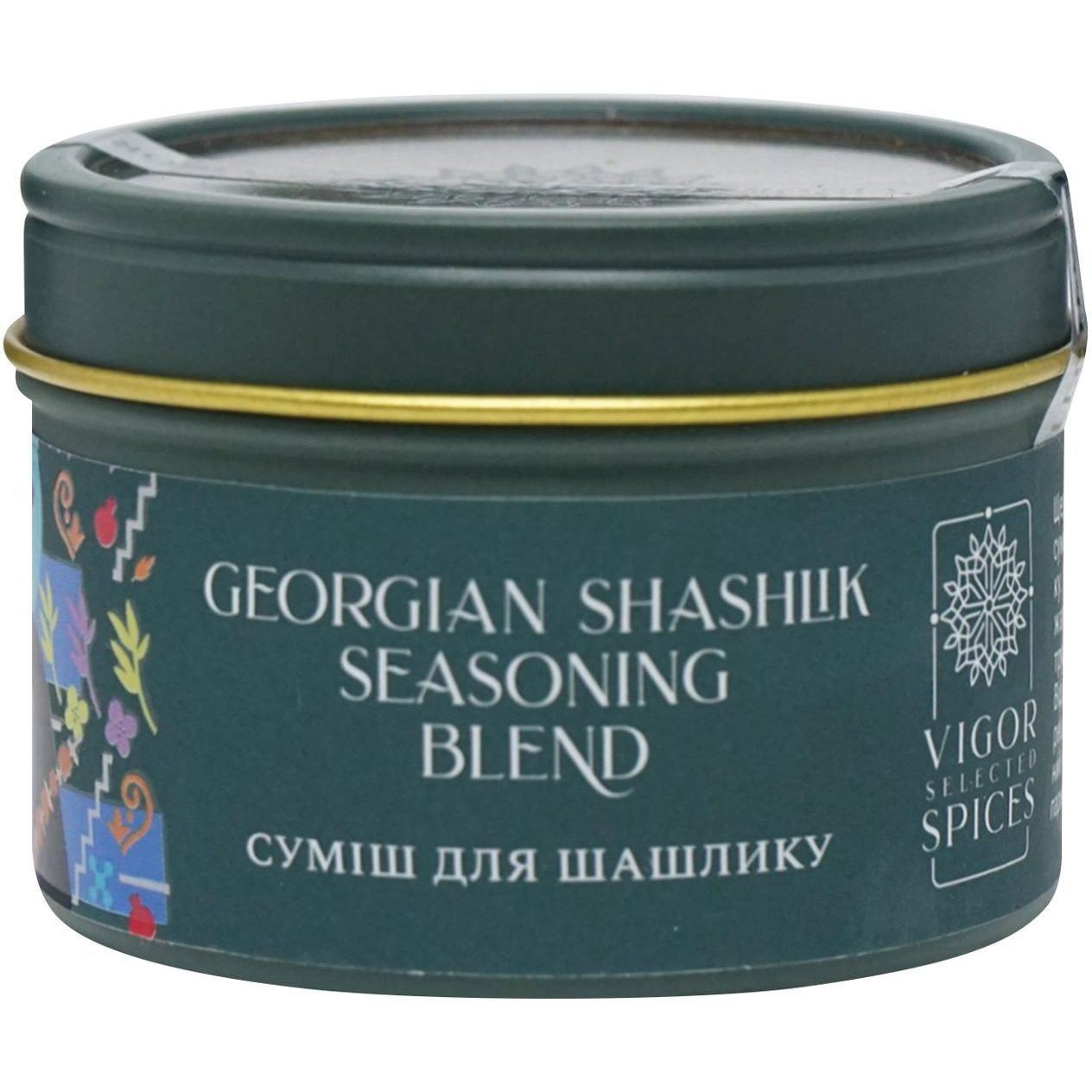 Суміш спецій Vigor Selected Spices для грузинського шашлику 55 г - фото 1
