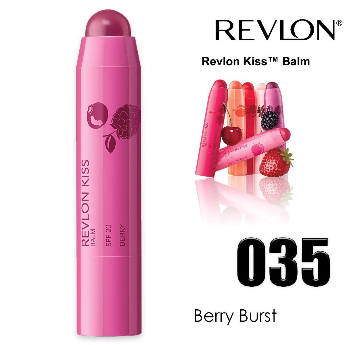 Бальзам для губ Revlon Kiss Balm тон 035 (Berry Burst) 2.6 г (585610) - фото 3