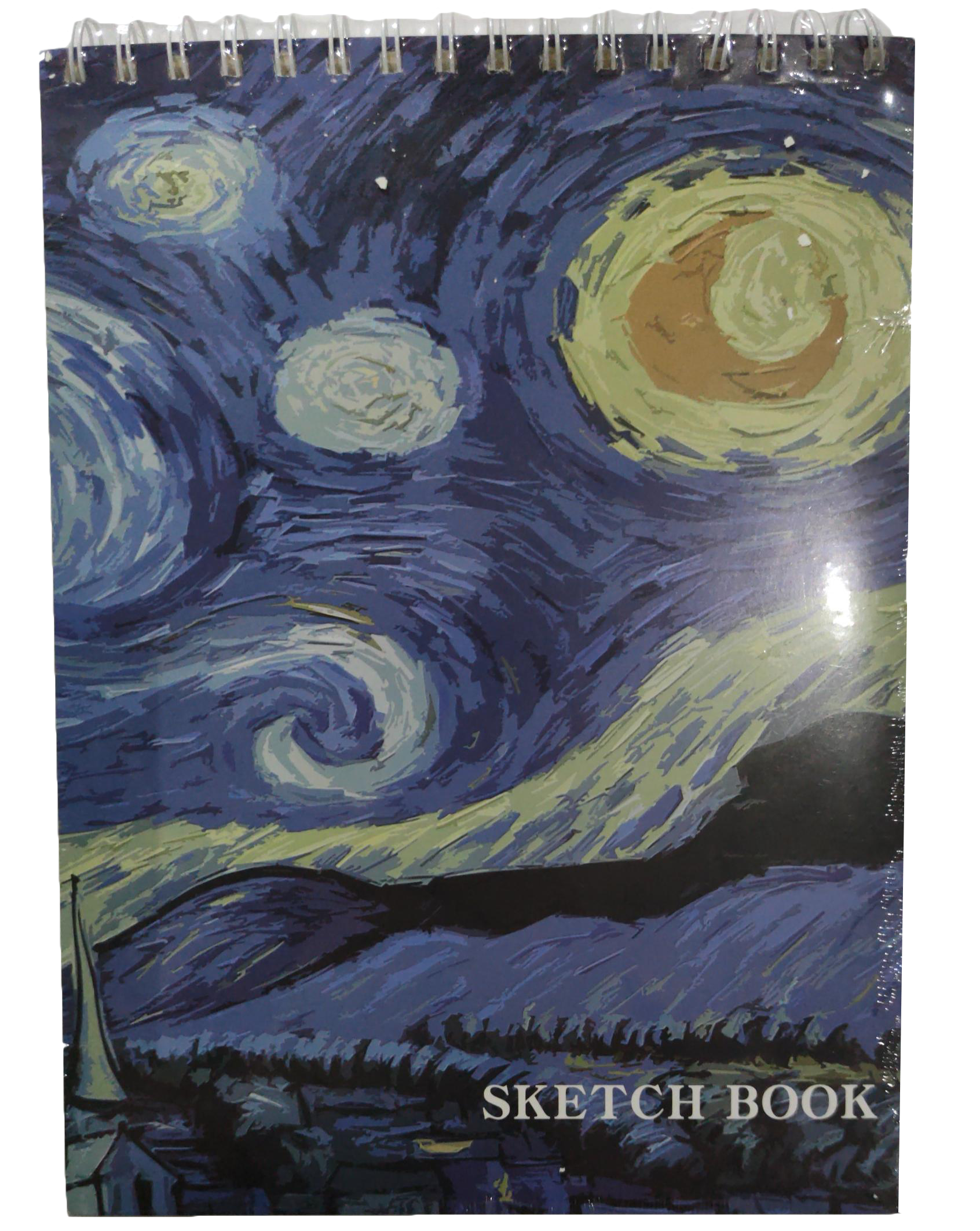 Альбом для малювання Luland Зоряна ніч, 21х29,7см (833783) - фото 1