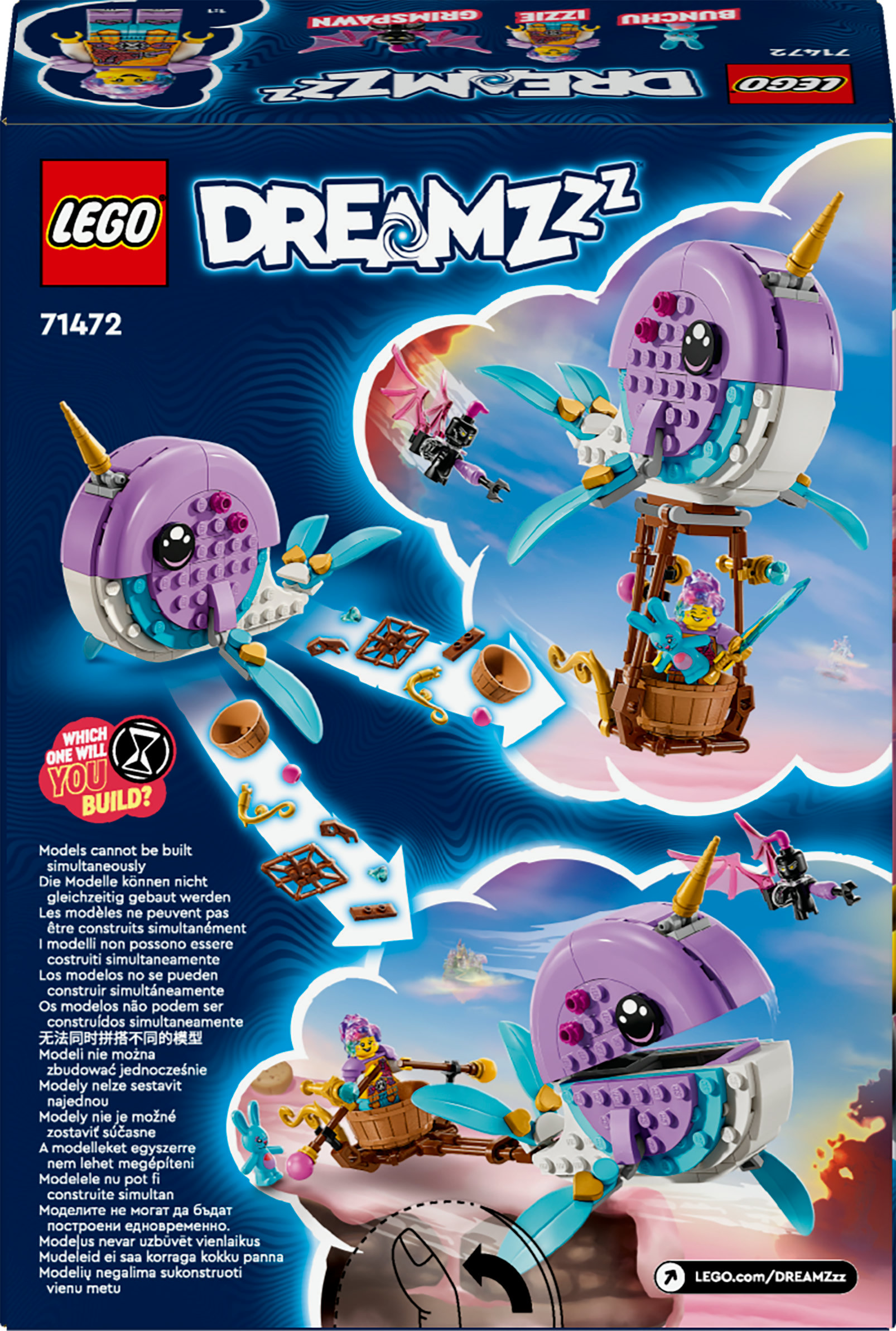 Конструктор LEGO DREAMZzz Воздушный шар Иззи Нарвал 156 детали (71472) - фото 9