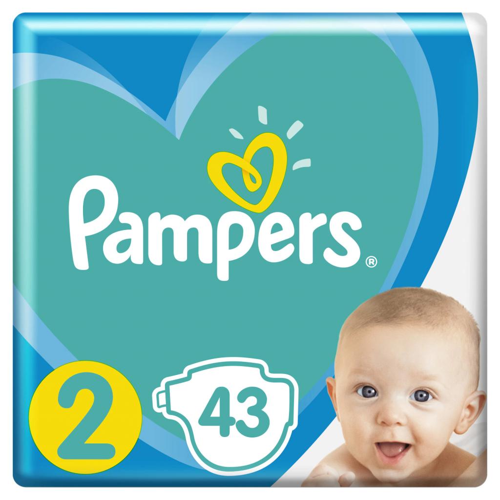 Подгузники Pampers New Baby 2 (4-8 кг), 43 шт. - фото 1