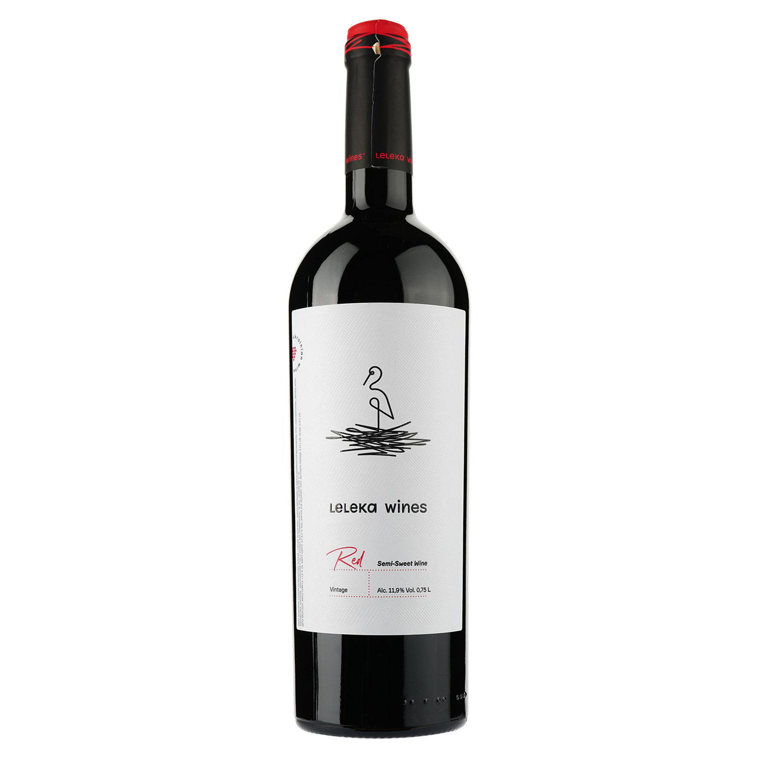 Вино Leleka Wines Red, червоне, напівсолодке, 12%, 0,75 л (854156) - фото 1