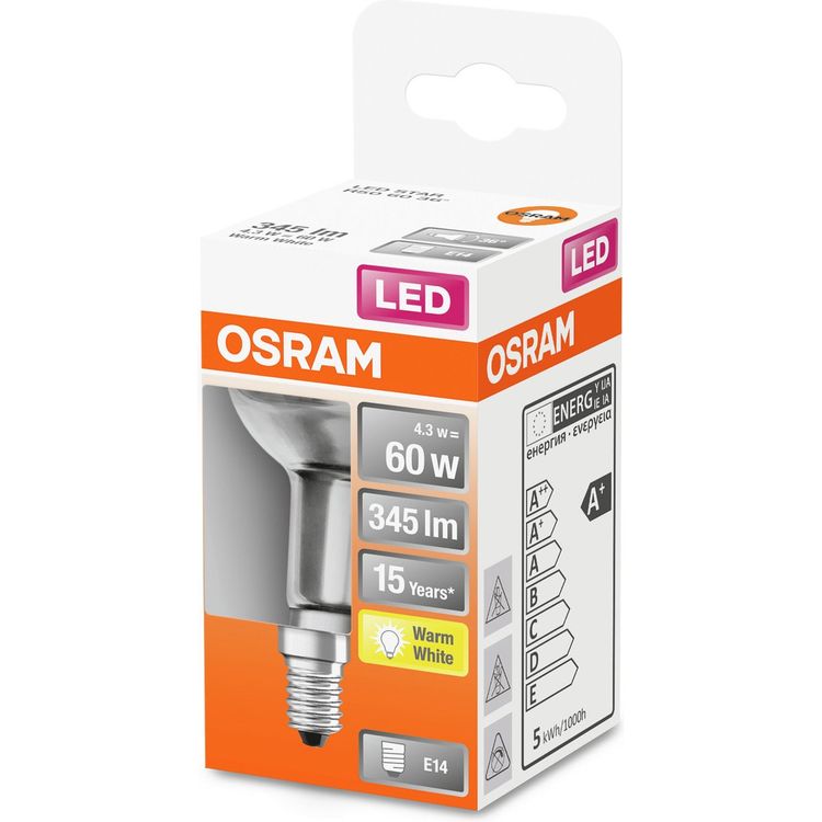 Лампа Osram LED 4.3 Вт E14 R50 Star (4058075126022) - фото 2