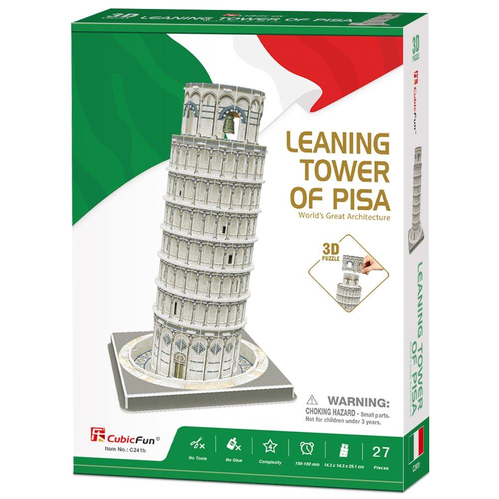 3D Пазл CubicFun Пізанська вежа, 27 елементів (C241h) - фото 1