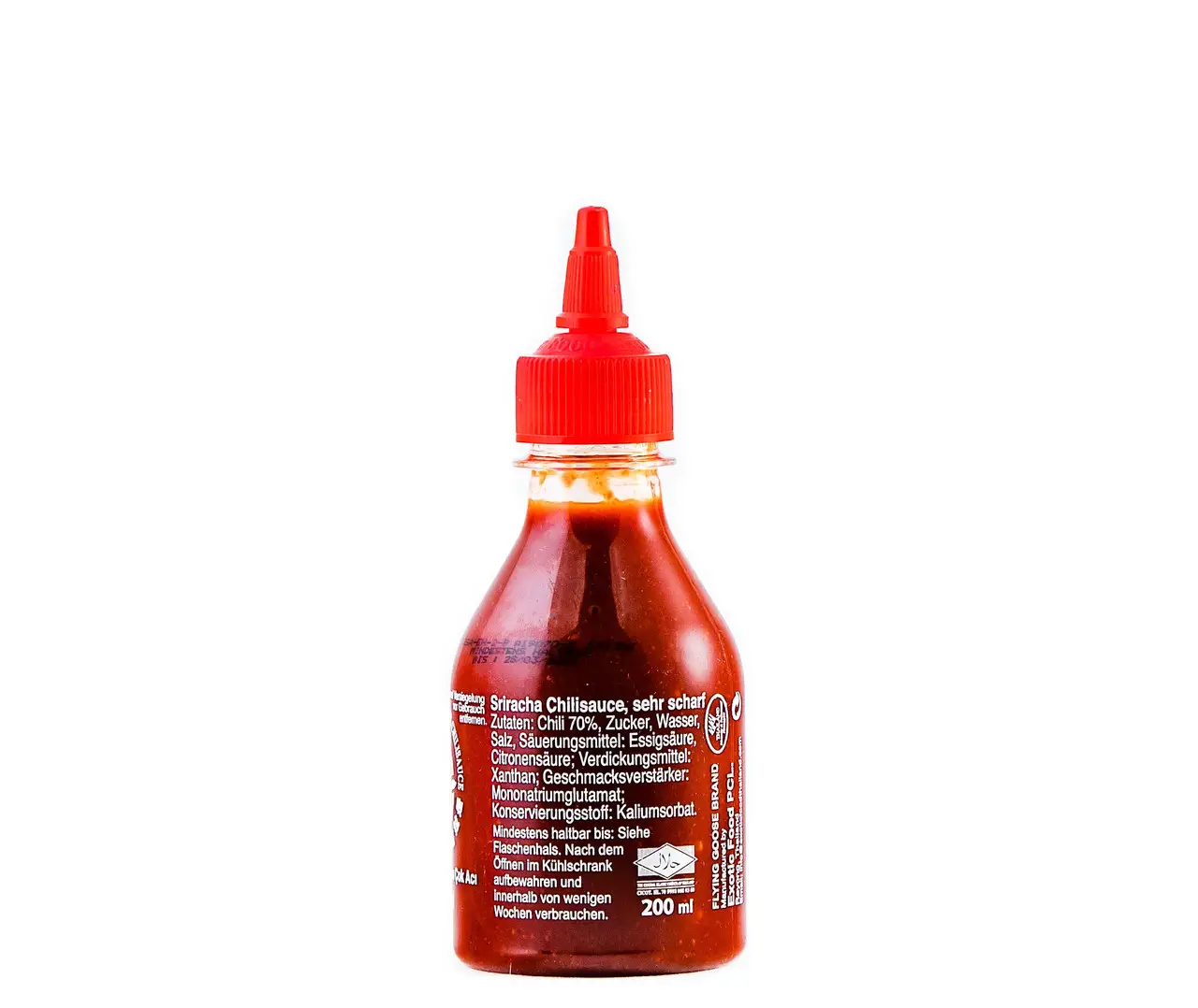Соус Шрірача екстра-гострий чилі (70% чилі) Flying Goose Brand Sriracha 200 мл - фото 4