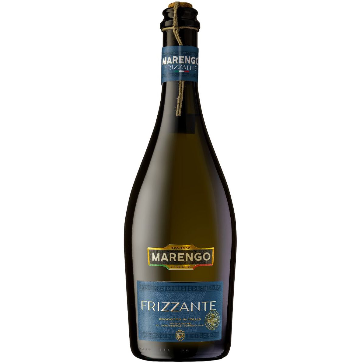 Вино Marengo Frizzante Bianco Amabile, белое, полусухое, 0,75 л - фото 1