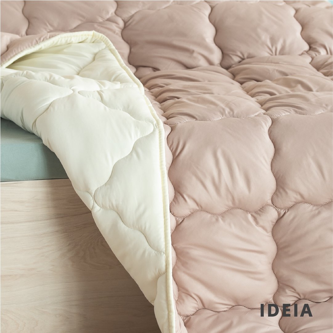 Одеяло Ideia Woolly зимнее, 220х200 см, молочный с бежевым (8-34176) - фото 6