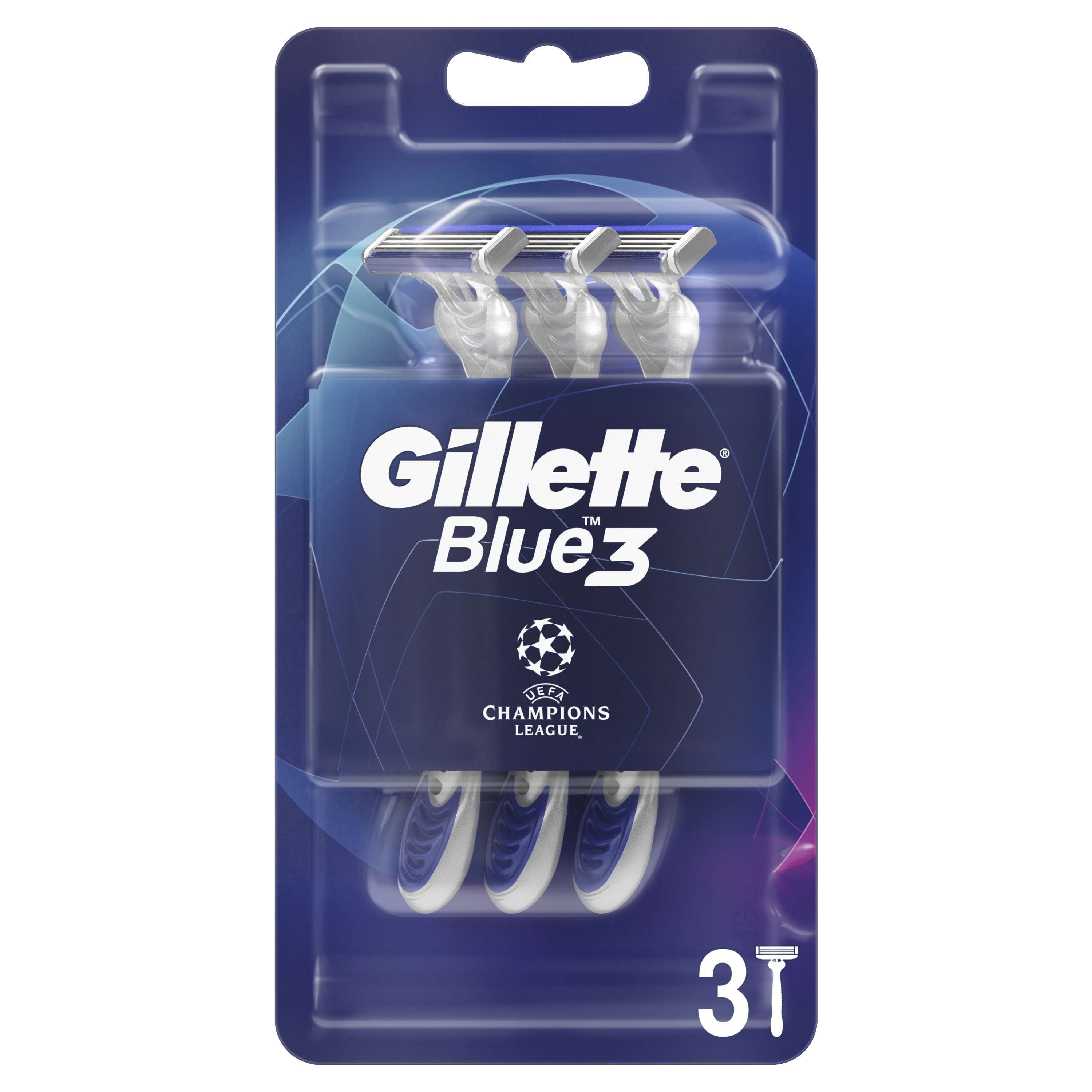 Одноразовые станки для бритья Gillette Blue 3 Comfort, 3 шт. - фото 1