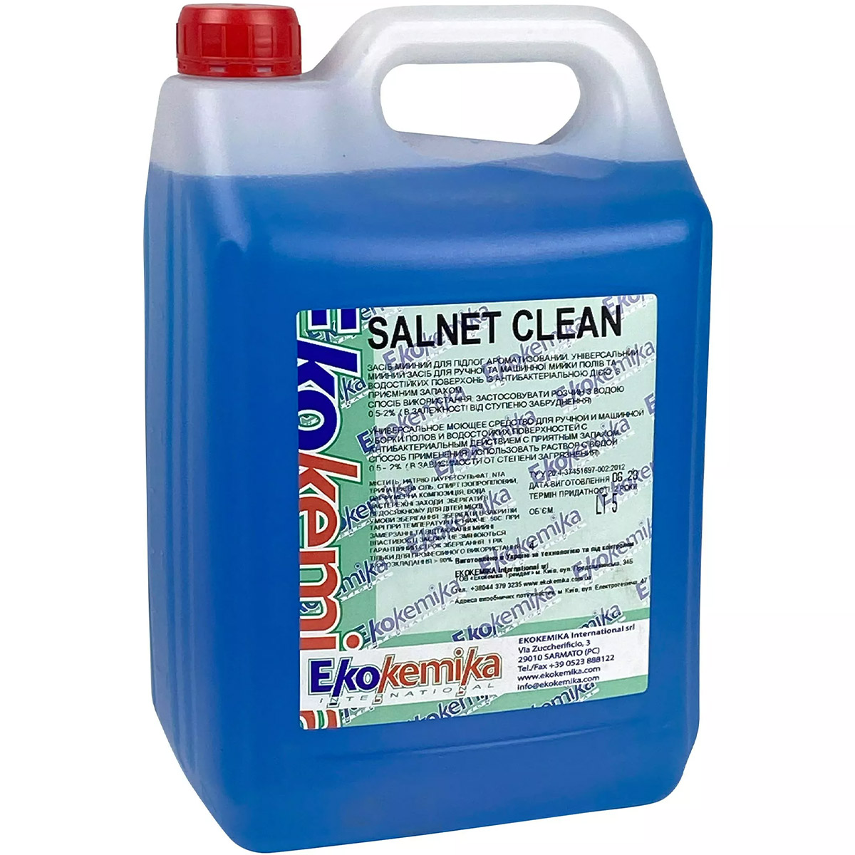 Засіб для миття підлоги та водостійких поверхонь Ekokemika Salnet Clean 5 л - фото 1
