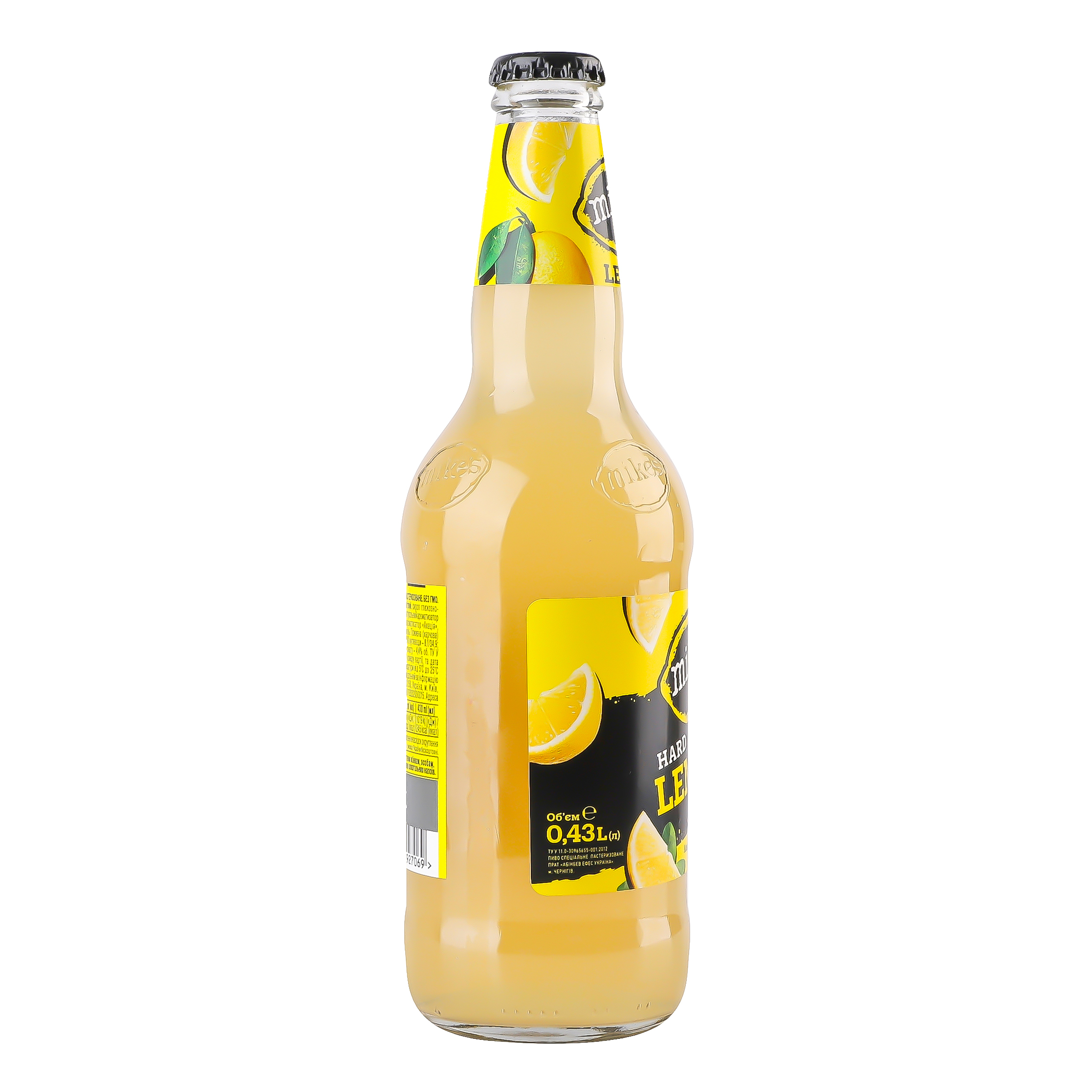Пиво Mike's Hard Drink Lemon 4.4% 0.43 л - фото 2