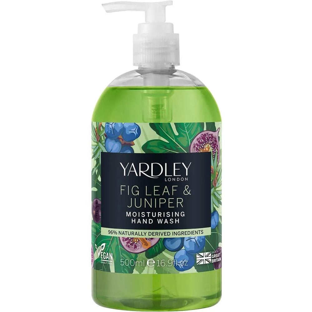 Жидкое мыло для рук Yardley London Fig Leaf&Juniper Moisturising Hand Wash, 500 мл - фото 1