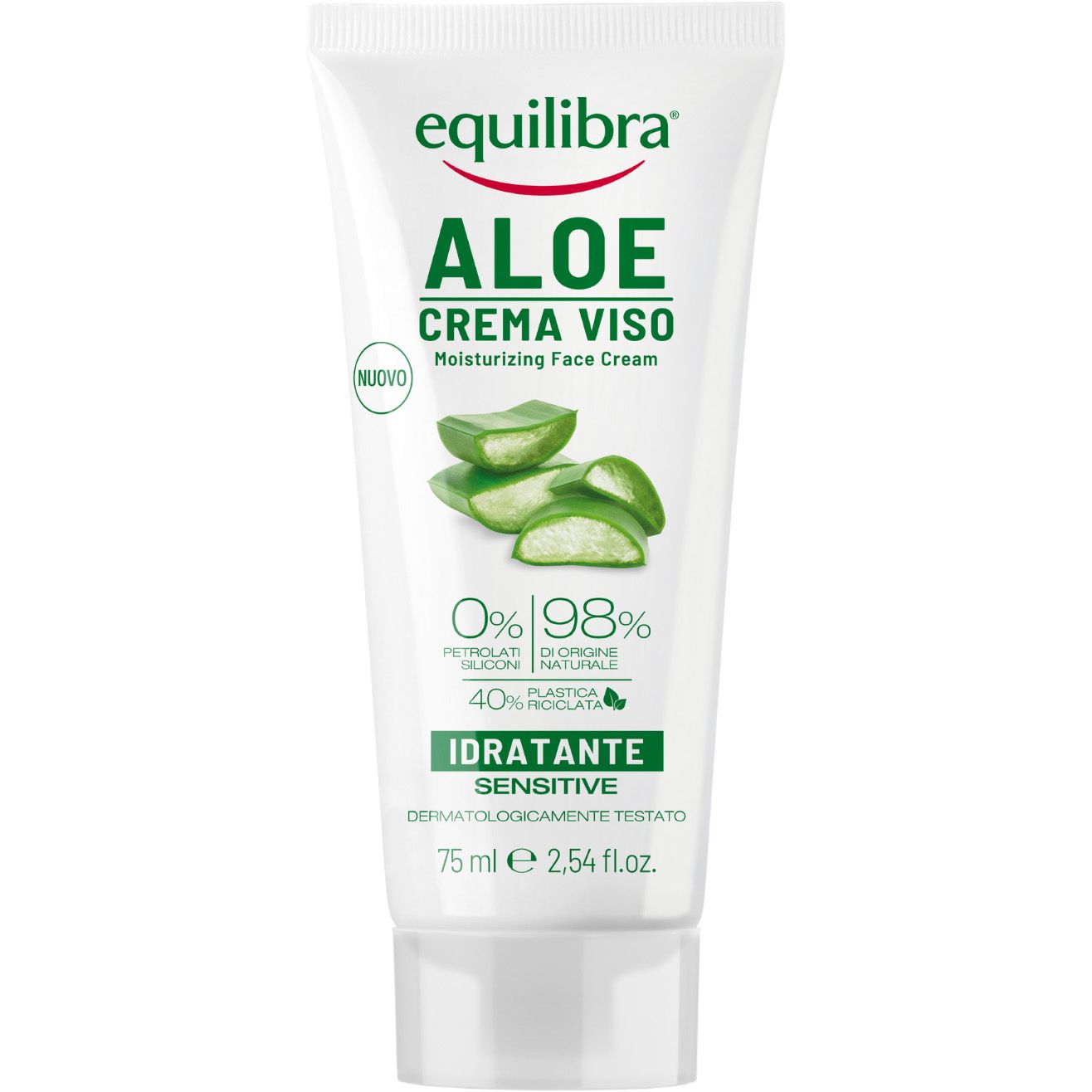 Крем для обличчя Equilibra Aloe Line Balance Face Cream 75 мл - фото 1