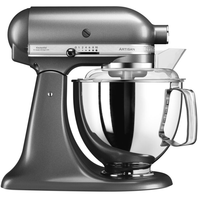 Планетарний міксер KitchenAid Artisan 4.8 л срібний медальйон (5KSM175PSEMS) - фото 1