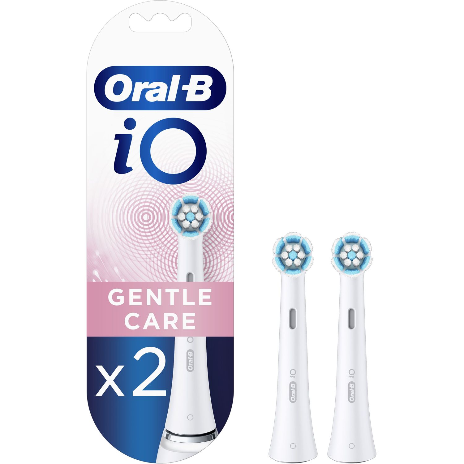 Насадки для электрической зубной щётки Oral-B iO Gentle Care, белый, 2 шт. - фото 1