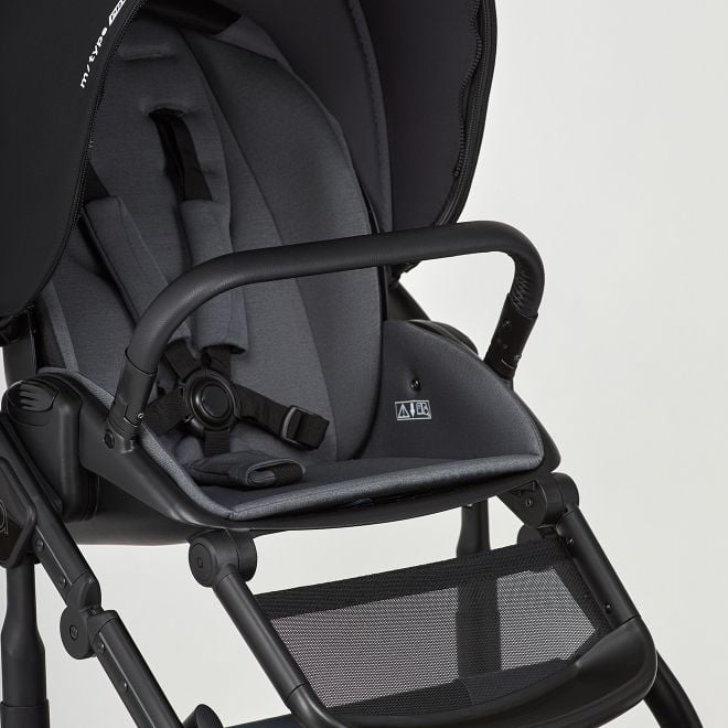 Универсальная коляска 2 в 1 Anex M-Type Pro EP-01 tech grey, серая с черным (24928) - фото 10