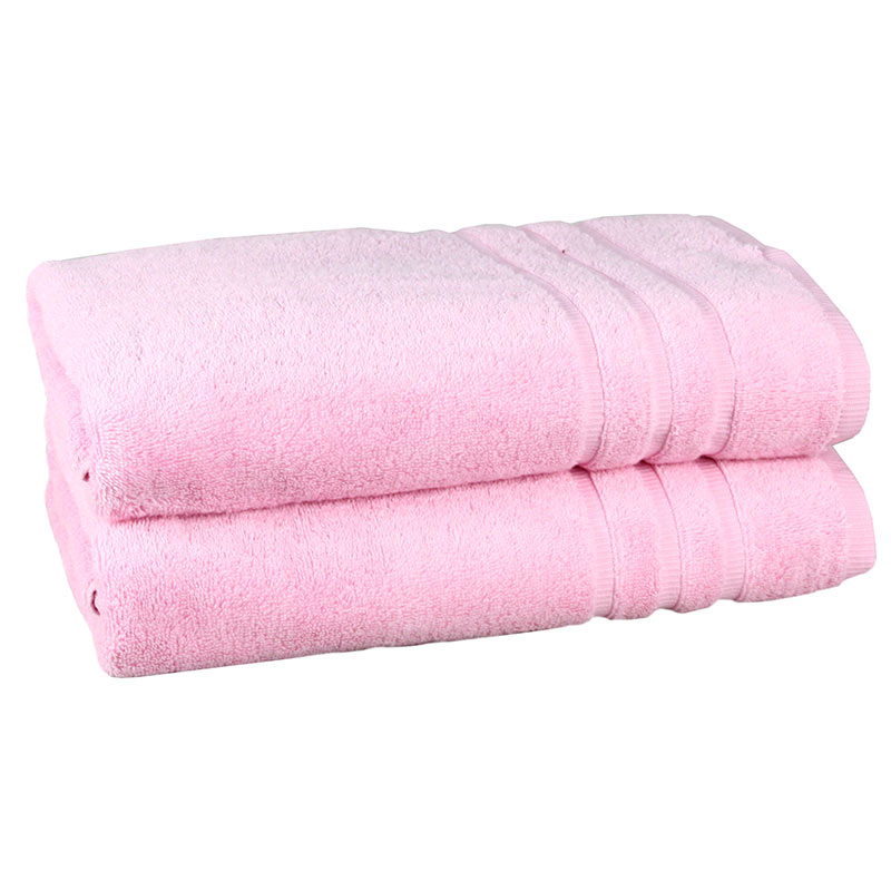 Полотенце махровое Maisonette Micro Touch, 70х140 см, розовый (8699965114215) - фото 4