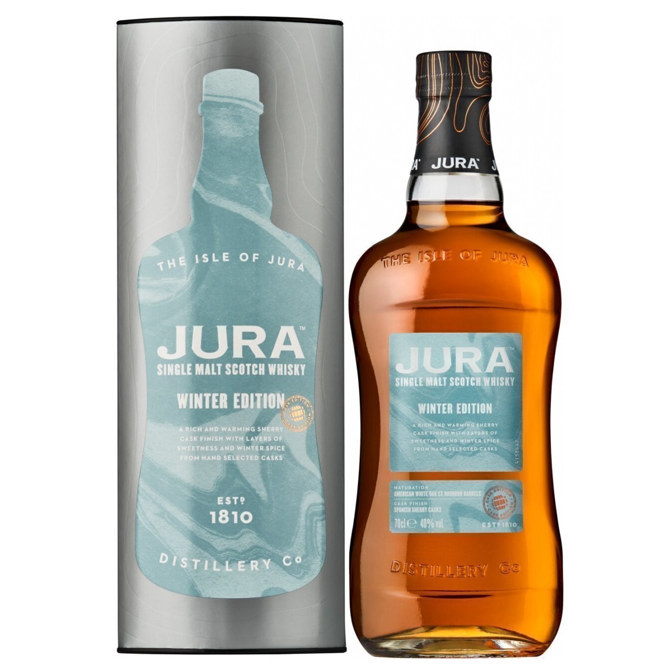 Віскі Isle of Jura Winter Edition Single Malt Scotch Whisky, 40%, 0,7 л (54775) - фото 1