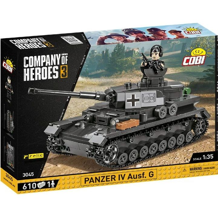 Конструктор Cobi Company of Heroes 3 Танк Panzer IV, масштаб 1:35, 610 деталей (COBI-3045) - фото 1
