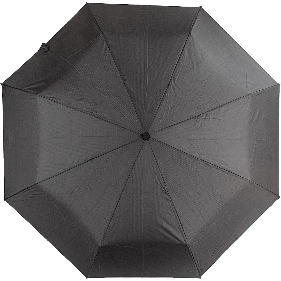 Мужской складной зонтик полный автомат Lamberti 101 см серый - фото 1