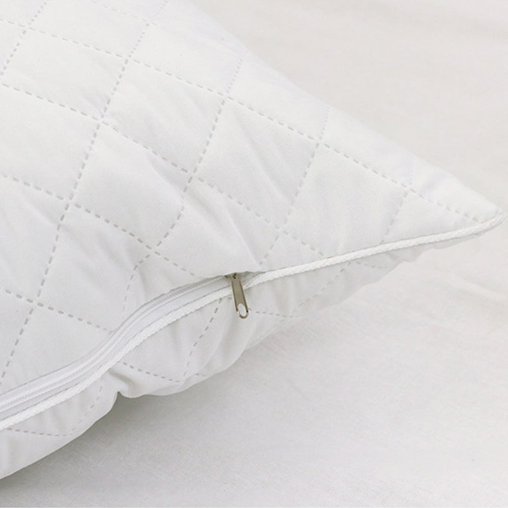 Подушка силиконовая Руно стеганая, на молнии, 50х70 см, белый (310.52УМ_ромб) - фото 3
