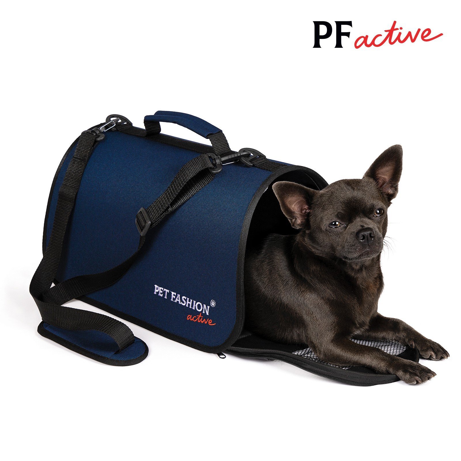 Сумка-переноска Pet Fashion Vesta, 38x22x22 см, синя - фото 3