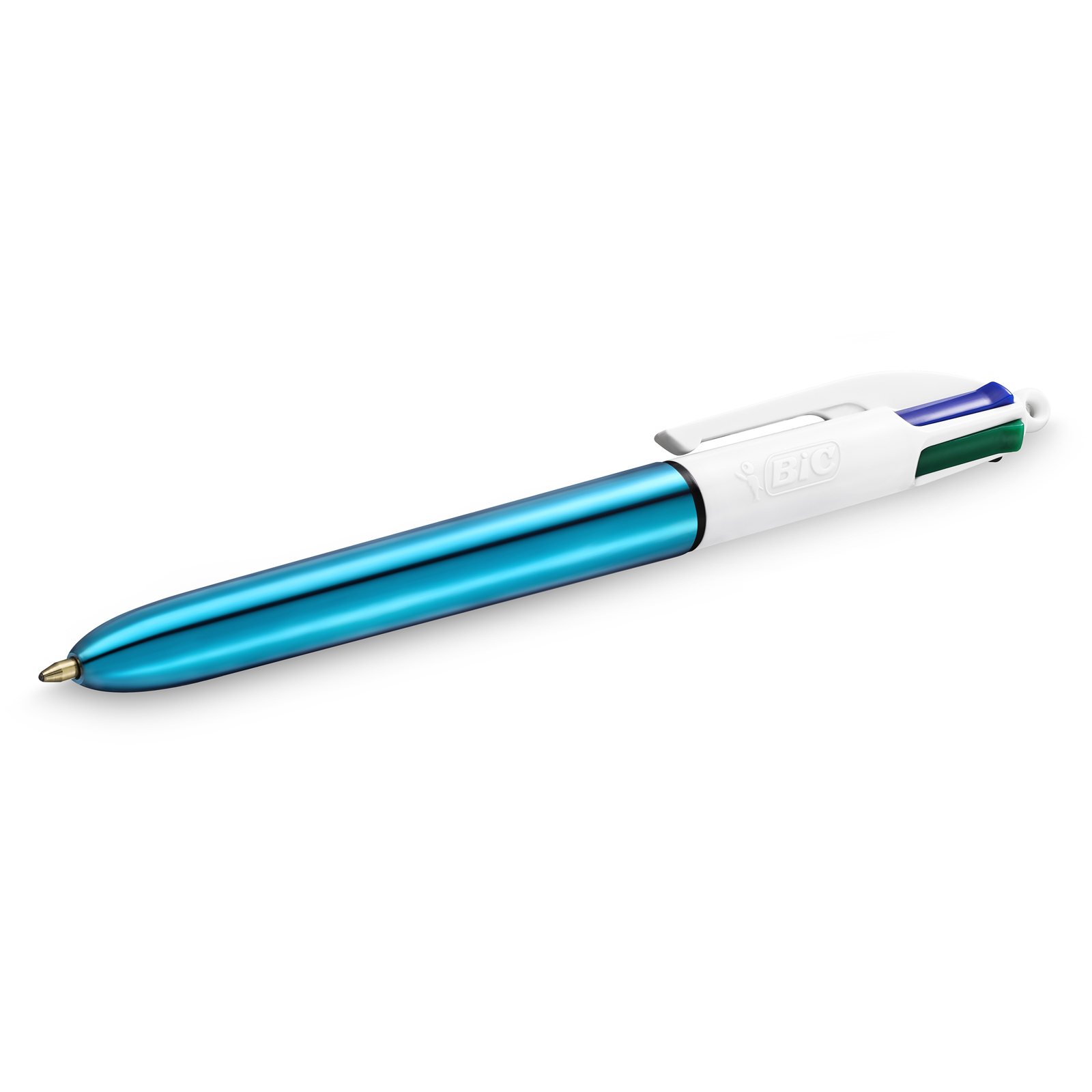 Ручка кулькова BIC 4 Colours Shine Blue, 1 мм, 4 кольори, 1 шт. (902126) - фото 4