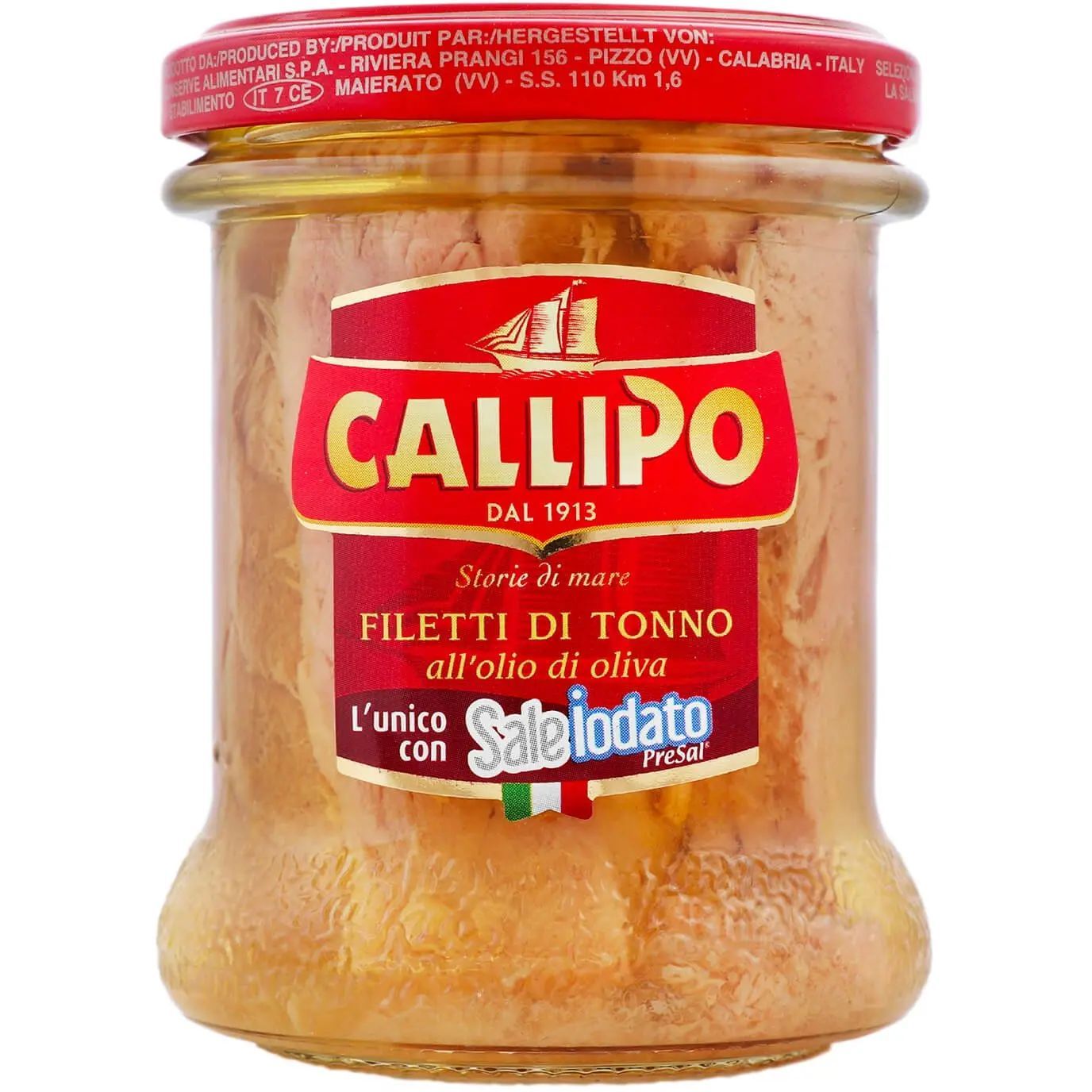 Тунец Callipo філе в оливковій олії 170 г - фото 1
