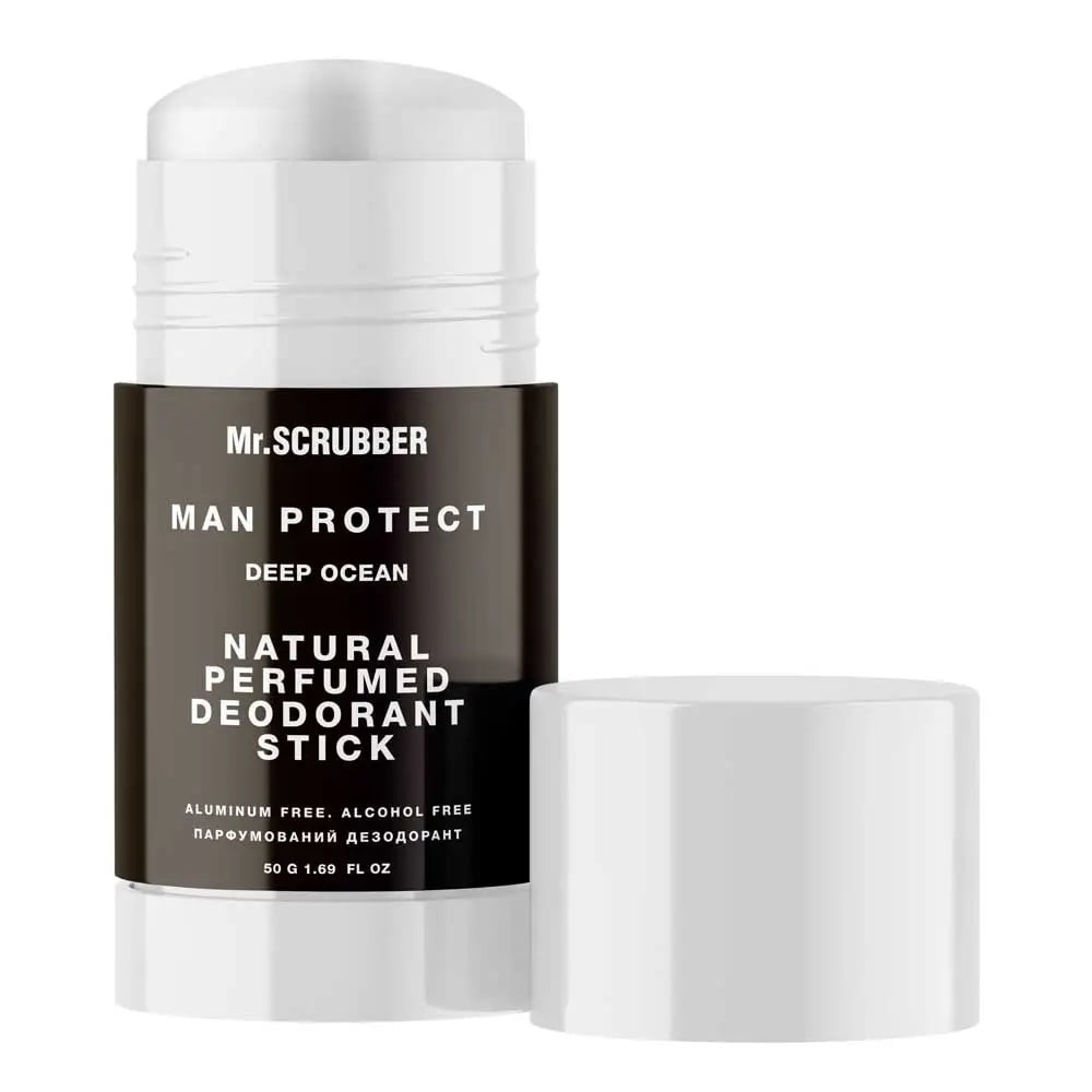 Натуральний парфумований дезодорант Mr.Scrubber Man Protect Deep Ocean, 50 г - фото 1