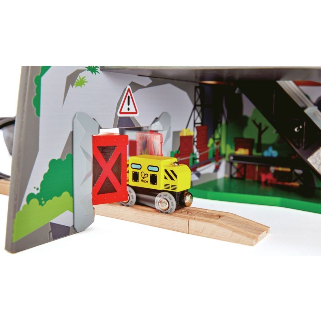 Іграшкова залізниця Hape Багаторівнева гірська шахта з аксесуарами (E3753) - фото 7