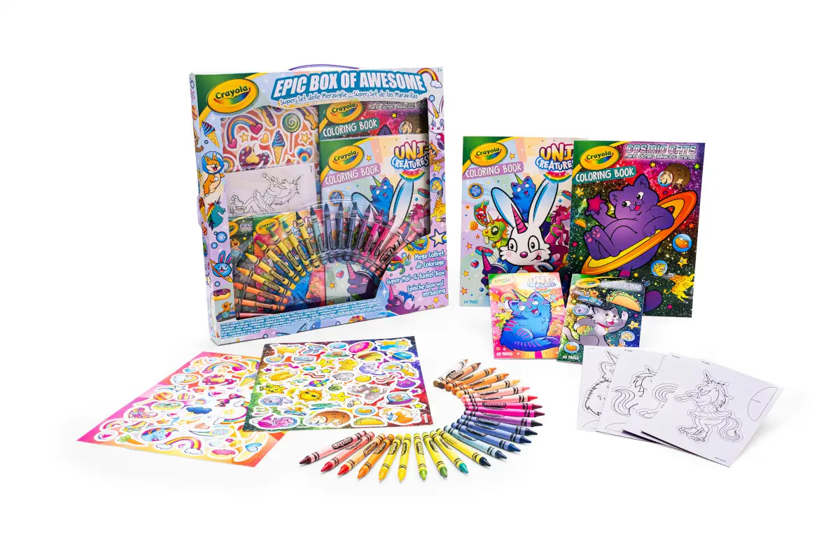 Набір для малювання Crayola Чарівний пакет із розмальовками та наліпками (25-0836) - фото 2
