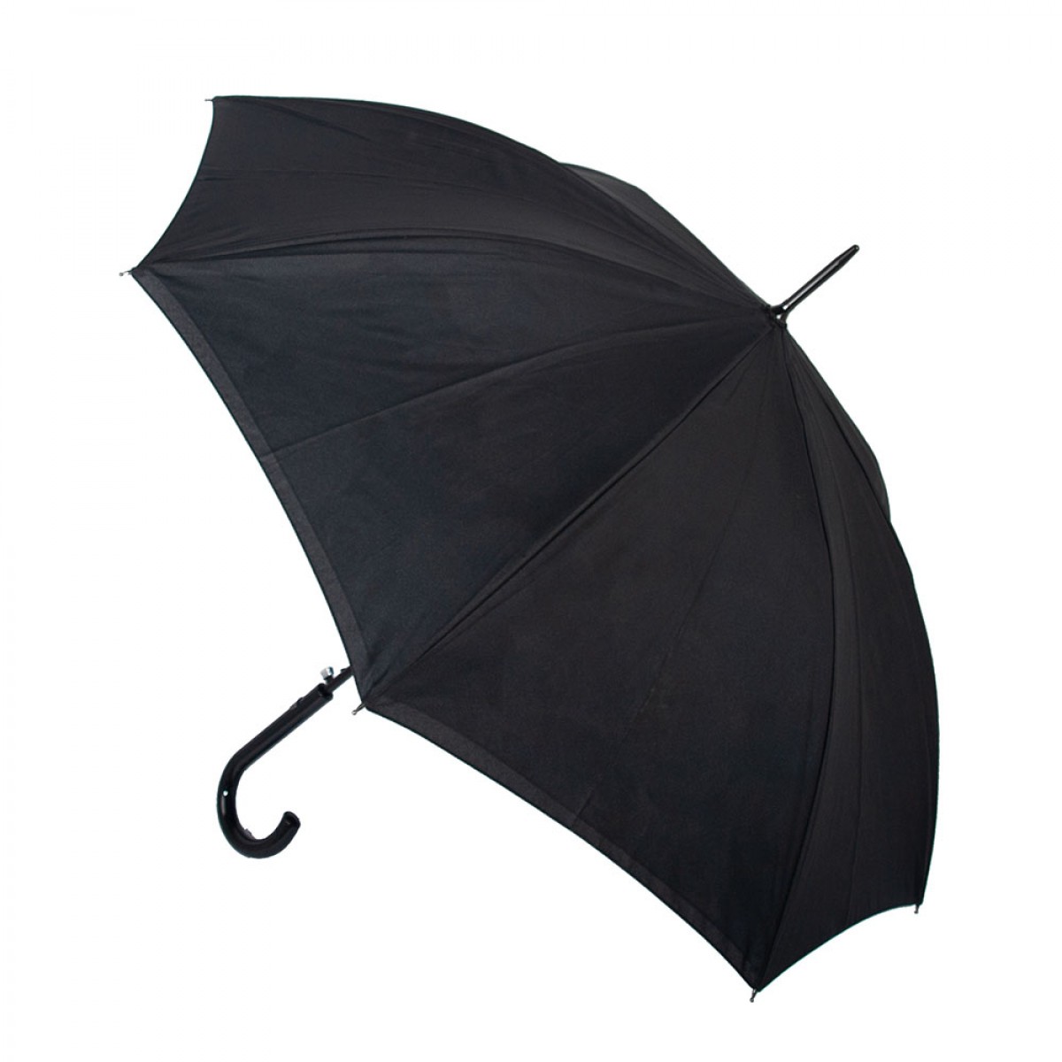 Жіноча парасолька-палиця напівавтомат Fulton 94 см чорна - фото 3