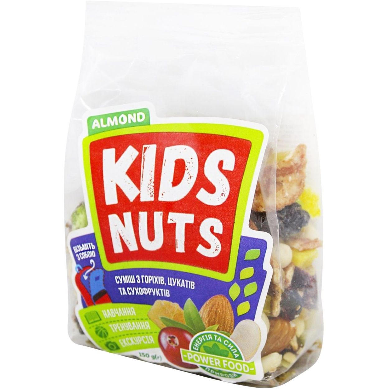 Смесь орехов и сухофруктов Almond Kids Nuts 150 г (917586) - фото 1