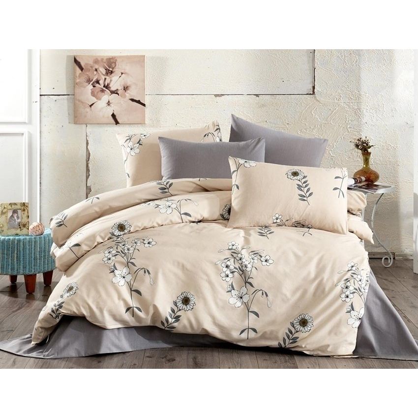 Комплект постельного белья TAG Tekstil с компаньоном 2-спальный 000210750 (R-T9229) - фото 1