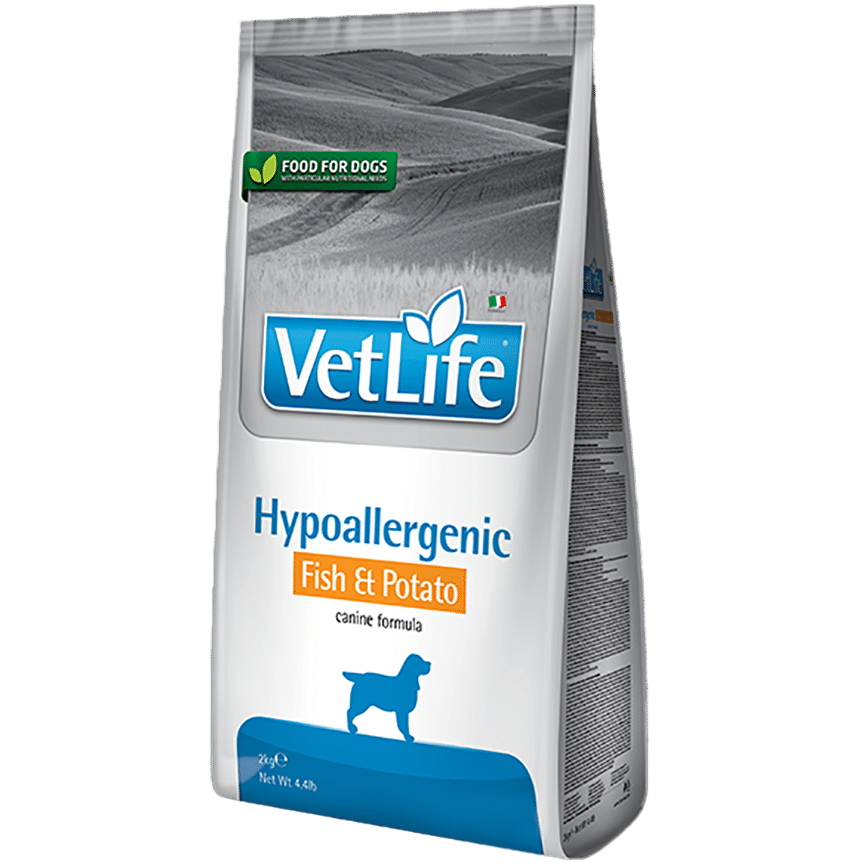 Сухой корм для собак Farmina Vet Life Hypoallergenic Fish&amp;Potato при пищевой аллергии 2 кг - фото 1