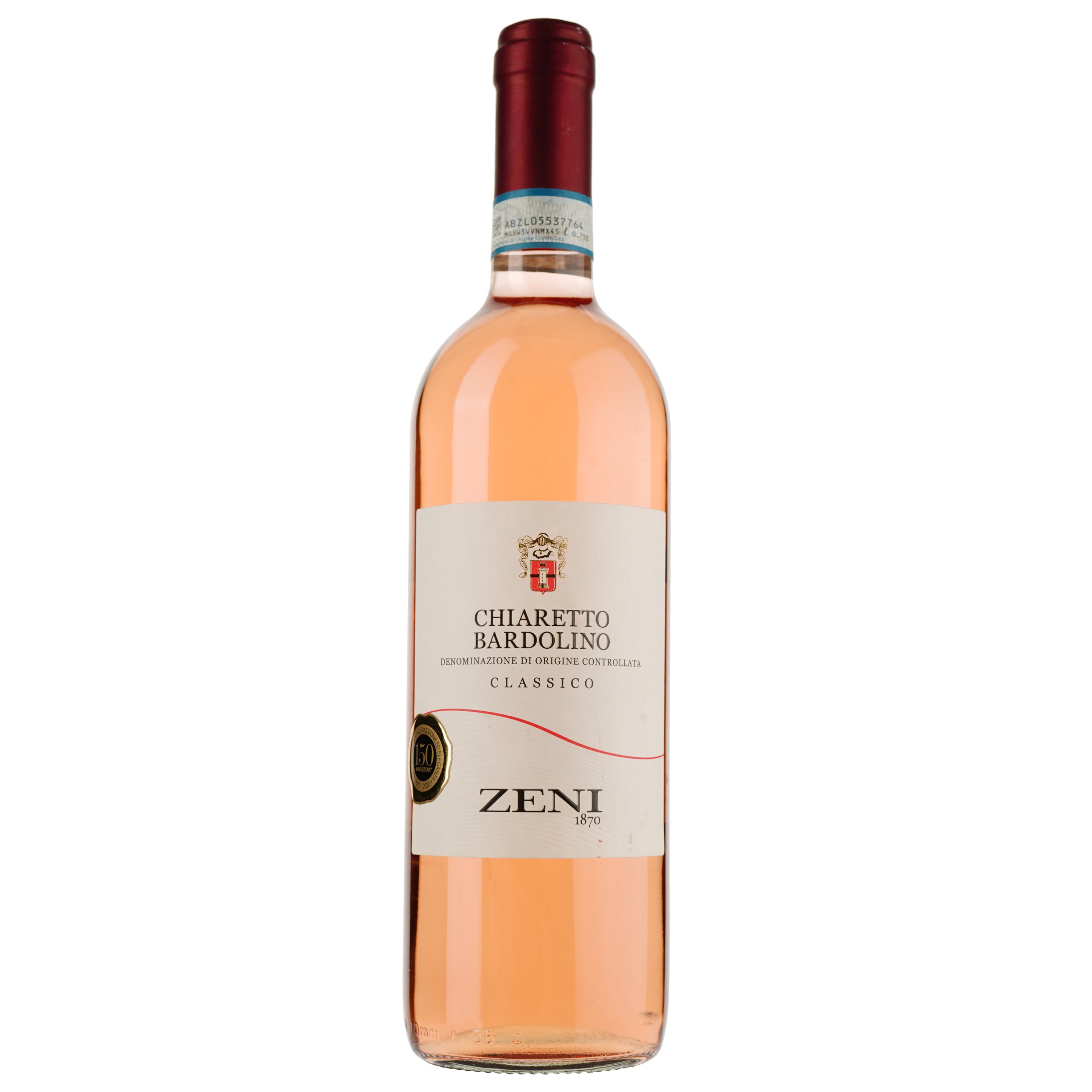 Вино Zeni Bardolino Chiaretto Classico, 12,5%, 0,75 л - фото 1