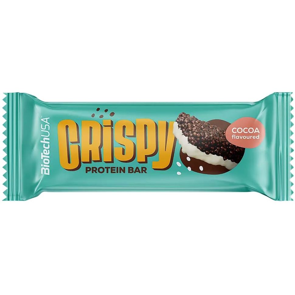 Батончик BioTech Crispy Protein Bar Cocoa 40 г - фото 1