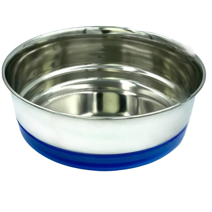 Миска для собак Lucky Star Motion Control, 17 см, 1 л, білий з синім (SWT 6047-3) - фото 1