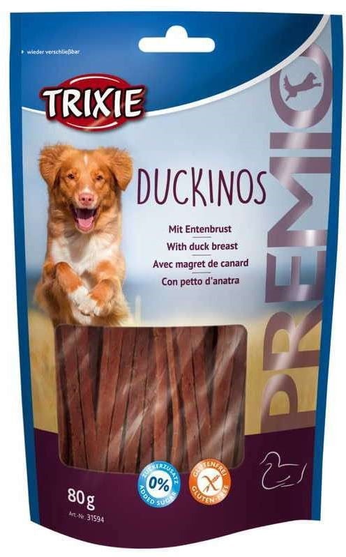 Ласощі для собак Trixie Premio Duckinos, з качкою, 80 г - фото 1